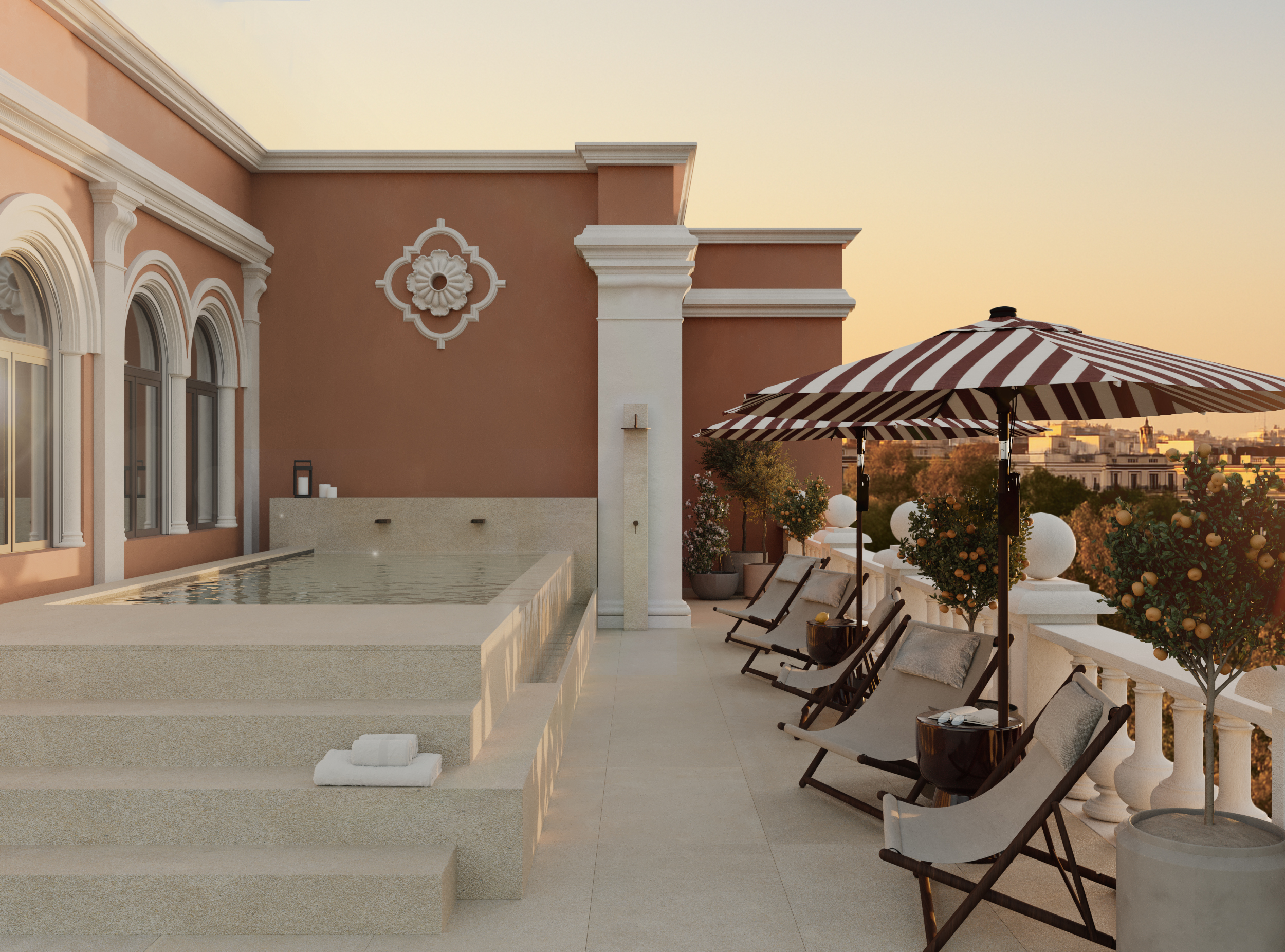 Rooftop Pool Terrace